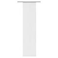 Home fashion 86601-701 weiß Schiebevorhang "Rom" Uni / 245 x 60 cm Dekostoff-Seidenoptik