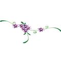 Indigos 4051719960150 Wandtattoo MD416 schöne Orchideen 96 x 53 cm, bunt farbig
