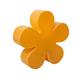 8 seasons design | Leuchte Blume Shining Flower (E27, Ø 60cm, IP44, UV- & wetterbeständig, Deko Gartenbeleuchtung & Zimmerbeleuchtung) orange