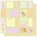 Best USA Produkt - Safari Mädchen Glitter doppelseitig Cardstock 12 X12Journal Fun