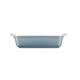 Le Creuset Steinzeug Auflaufform rechteckig, 17 x 26 cm, meeresblau