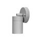 Konstsmide Modena 7598-300 Wandleuchte Wandspot schwenkbar B: 9cm T: 8cm H: 10,5cm / 1x35W / IP44 / lackiertes Aluminium / grau