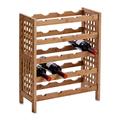 Zeller 13566 Weinregal 50 x 23 x 60 cm, Bamboo