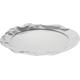 Alessi Foix“ Tablett rund aus Stahl Milky White, Weiß 12 x 45 x 12 cm