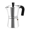 Monix 3935008 Italienischer Espressokocher, Aluminium, für 9 Tassen