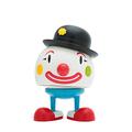 Hoptimist Bobo Bumble, Groß, Clown, Runde Form, Deko- / Spielidee, Kunststoff, Türkis, 10 cm, 5001-65