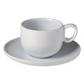 Bitossi Home BER1651 Set aus 6 Kaffee-Tassen mit Unterteller, Sorbet-Linie, Ice