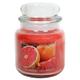 Village Candle 106316328 Preiselbeere und Grapefruit Duftkerze im Glas, 454 g, Rot, 10,3 x 10,1 cm