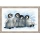 Riolis 1323 Funny Penguins Cross Stitch Kit, Baumwolle, Multi-Color, 40 x 25 x 0, 1 cm