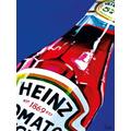 Heinz Leinwandbild, 60 x 80 cm, Motiv: Ketchupflasche, von Orla Walsh,