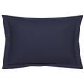 Blanc Des Vosges C4O Kissenbezug, Baumwolle/Perkal, Fadendichte 78"Easycare, Marineblau, 73 x 50 cm