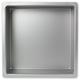 PME SQR164 Quadratische Backform aus eloxiertem Aluminium, 406 x 406 x 102 mm, Silver 40 x 40 x 10 cm