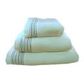 Lasa Juliet - Set of 3 pieces for the bathroom, guest towel 33x50 cm, hand towel 50x100 cm and bath sheet 100x150, col. weiß