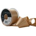 Berisfords Doppelseitiges Polyester-Satinband, 50 mm, Honigfarben