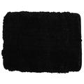 MSV 140872 Badematte Mikrofaser Hochflor flauschig 50x70 cm – Schwarz