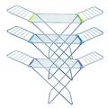 MSV 130085 Wäscheständer Flügelwäschetrockner aus hochwertigem Aluminium - rostfrei und wetterfest - 20 m