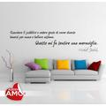 'Adesiviamo wall0000450 B L Wandtattoo, PVC 180 x 43 cm rot