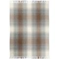 biederlack Britta Wohndecke Karo beige beige - 130x170