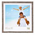 Deknudt Frames S45RH7-20.0X28.0 Bilderrahmen, Holz, Block-Zierleiste, 31,8 x 24,3 x 2,2 cm, Grau/Beige