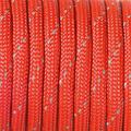 Paracord 4 mm x 50 m, reflektierend, Rot