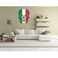 Indigos KAR-Wall-SSK-Italien-95 Wandtattoo Skull - Totenkopf Italien - Italy - Wandaufkleber 70 x 95 cm