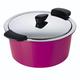 KUHN RIKON 30849 Thermokochgeschirr HOTPAN Kochtopf fuchsia 2L/18cm, dampfgaren, warmhalten, Energie sparen