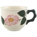 Villeroy & Boch Wildrose Kaffeetasse, 250 ml, Höhe: 8 cm, Premium Porzellan, Weiß/Bunt