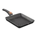 skk 2424 Titanium 2000 Plus - Guss-Grillpfanne 24 x 24 cm, eckig, abnehmbarer Stiel