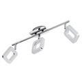 Briloner Leuchten Deckenleuchte, LED Lampe, Deckenlampe, LED Strahler, Spots, Wohnzimmerlampe, Deckenstrahler, Deckenleuchte Wohnzimmer, Deckenspot, Deckenbeleuchtung, schwenkbar