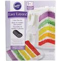 Wilton 2105-0112 Cake Pan Easy Layers, Backform, Stahl, 15,2 cm, anthrazit, 5 Einheiten