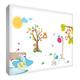 Feel Good Art ANIMALS1624-14 A2, 24 x 16, 5 cm Dicker Leinwand Kinderzimmer, Tiere, Bunt, Farbe