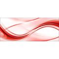 Pro-Art gla462o Wandbild Glas-Art "high red wave II", 50 x 125 cm
