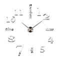 GMMH 01010 Wanduhr, Selbst gestaltbar, Do-it-yourself, XXL, 100-130 cm