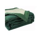 Ourson Komfort-Winterdecke, 100 % reine Schurwolle, Vert F3/Ecru A1, 180 x 220