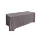 La-Leinen Tischdecke Poplin aus Polyester, rechteckig, Polyester, Grey Dark, 228.6 x 335.3 x 0.04 cm