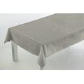 Comptoir du Linge lpr07008 Tischdecke rechteckig Polyester/Baumwolle Grau Perle 300 x 150 x 0,5 cm