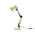 LEITMOTIV Hobby Tischlampe, Stahl, 25 W, Gold, 55 cm