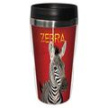 Tree Free Grußkarten 25795 16 oz Eric Isselee Zebra Sip-n-Go Thermobecher, Edelstahl