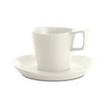 BergHOFF 3700432 2X Kaffeetasse Set, Glasporzellan, weiß, 17 x 14 x 11 cm