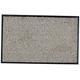 Dandy Washamat Fußmatte 120 x 90 cm Baumwolle mit Vinyl, Unterseite aus Gummie, Farbe: Granit, Granit, 60 x 40 cm
