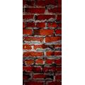 PeelitStickit id-014 60 Breite x 130 cm Höhe Ziegelwand Textur in rot Stil Hohe Qualität Vinyl Wand Wandbild Tapete