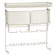 InterDesign 07185EU Classico Wandmontierter Schmuck und Accessoire-Organizer, satiniert