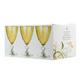 H&H Splendor Set Weinkelche, Glas, Bernstein, 17 cl, 6 Stück