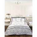 Camargue Vintage Style Grau, Bettbezug und Kissenbezüge Bett Set Bettwäsche Bettwäsche