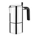 BRA 170403 Bali Italienische Kaffeemaschine für 10 Tassen, Edelstahl