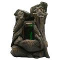 Zen Light scfr136 Legno Brunnen Natur Braun Stein/Holz 25 x 18 x 36 cm