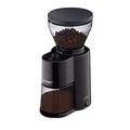 cloer 7520 Elektrische Kaffeemühle mit Kegelmahlwerk für 2-12 Tassen und 300 g Kaffeebohnen, 150 W, Verstellbarer Mahlgrad, schwarz
