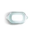 LOCK & LOCK llg582 Auflaufform, rechteckig, Glas transparent 33,3 x 17,8 x 8,4 cm 2 L