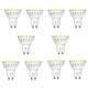 Sourcing4U X1-6W-DIMMABLE-GU10-COOL-10-Pack GU10 6 W dimmbare LED-Lampen, 10er Pack