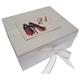 WHITE COTTON CARDS Geburtstagskarte zum 21. Geburtstag Schuhe Geschenkbox, 2